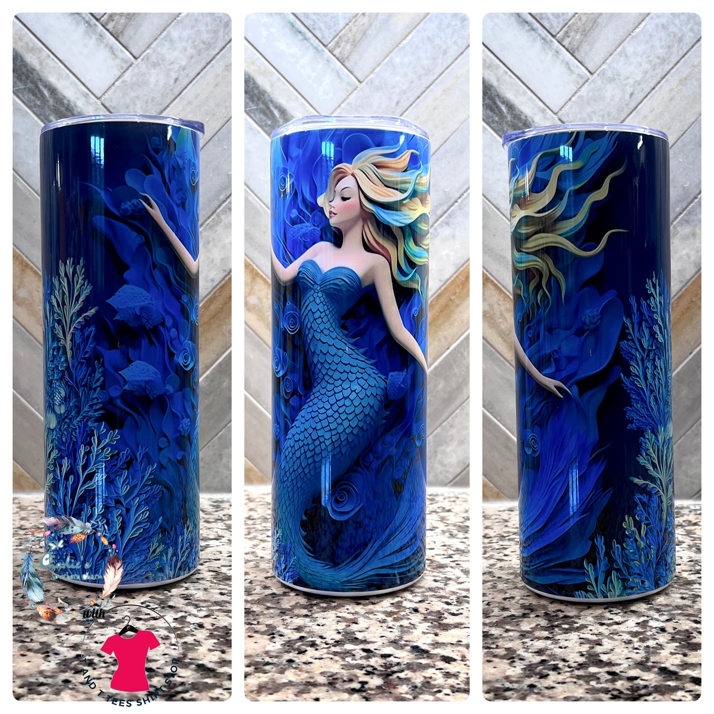 Mermaid 3D Tumbler
