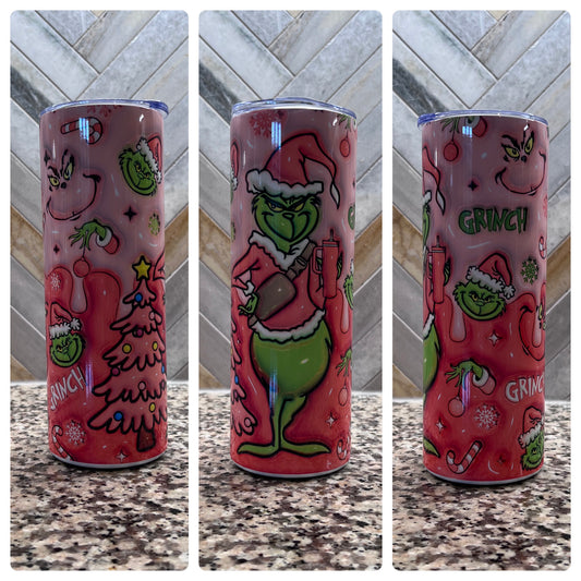 3D BouJee Grinch Tumbler