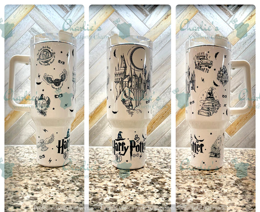 Harry Potter 40 oz Tumbler with Handle