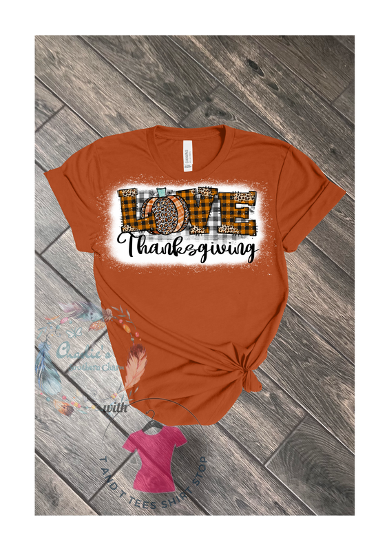 LOVE Thanksgiving T-Shirt