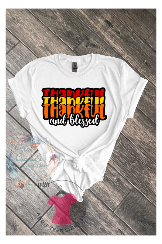 Thankful and Blessed T-Shirt