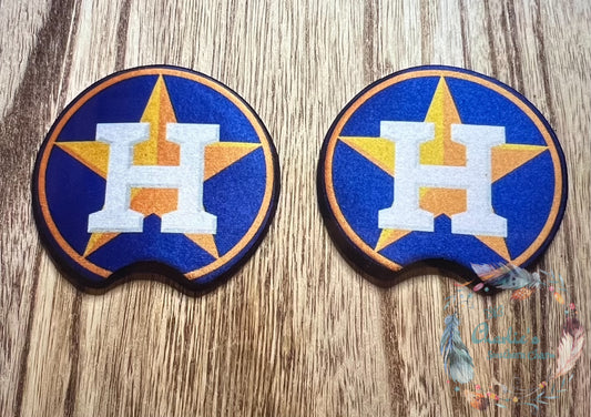 Houston Astro Star Car Coasters
