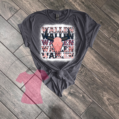 Wallen Pink Skull T-Shirt
